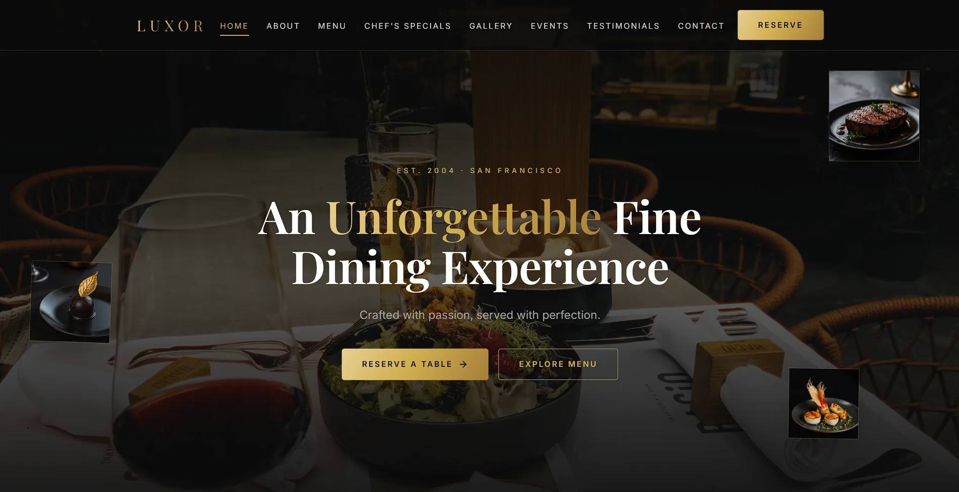 GRAND TABLE EXPERIENCE